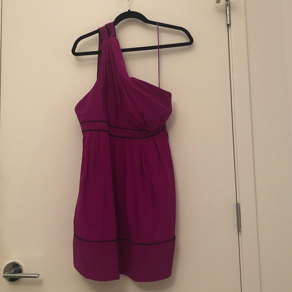 Thread Social Fuschia One Shoulder Dress